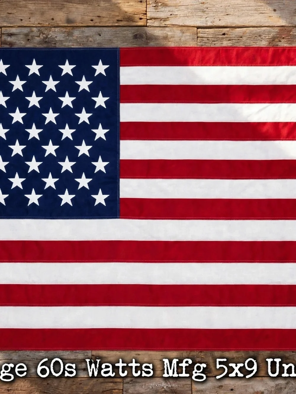 American Flag Decorative Wall Hanging - Red, White & Blue